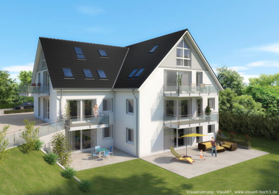 Mehrfamilienhaus in Scharbeutz - Architekturvisualisierung