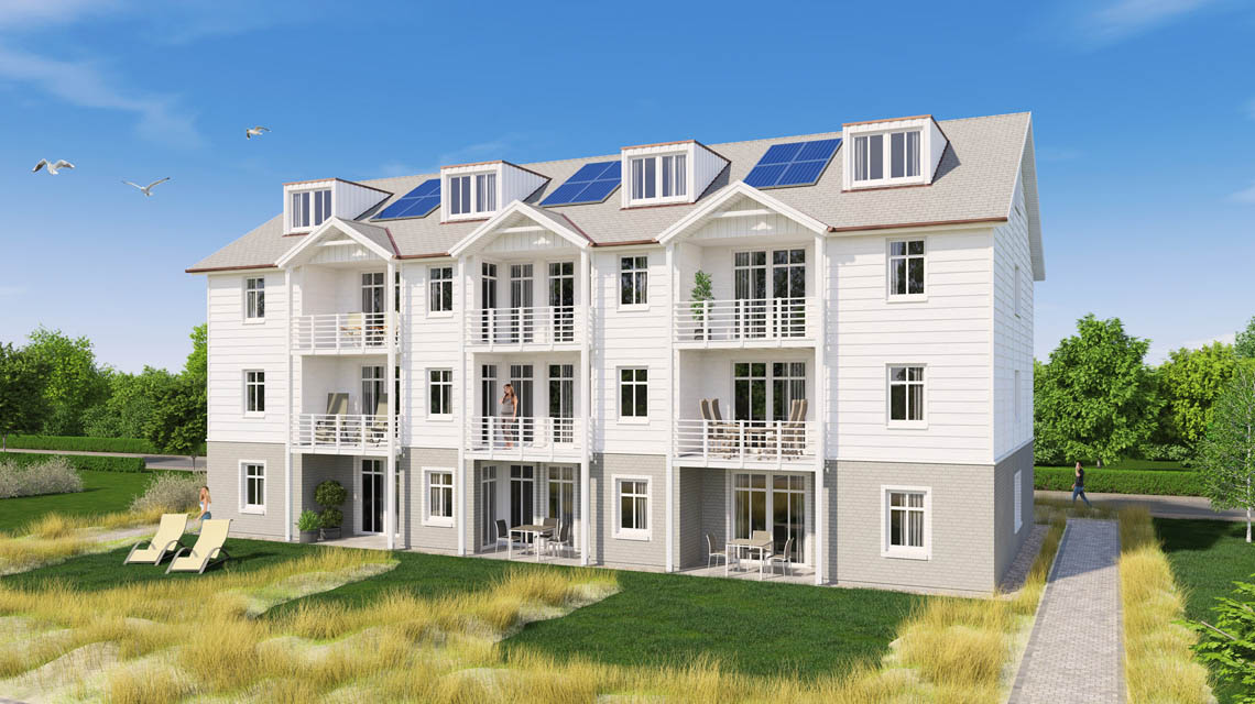 Architekturvisualisierung List auf Sylt