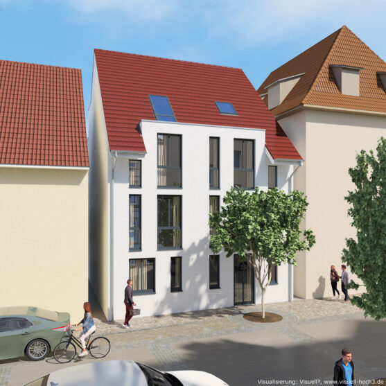 Wohnhaus in der Innenstadt von Balingen - Architekturvisualisierung