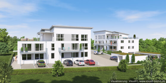 Balingen-Weilstetten - Architekturvisualisierung von Eigentumswohnungen und Gewerbeflächen